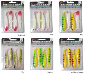 Savage gear Cannibal 10cm 4 Adet Suni Yem Pike