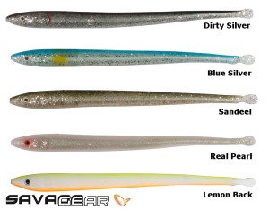 Savage gear LB Sandeel Slug 16.5 cm 5 Adet Suni Yem Dirty Silver