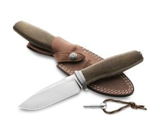 Lionsteel Acha Green Burlap Mikarta Bıçak