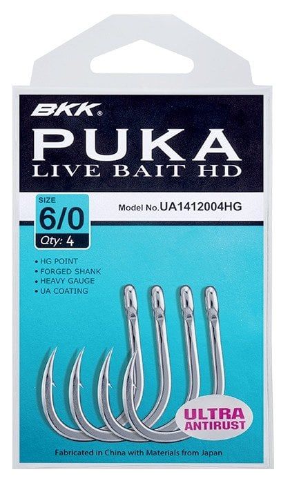 BKK Puka Livebait HD İğne 4/0 5 Pcs