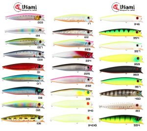 Usami Combo Pop 120F 18.5 G Popper Sahte 340 FOSFORLU