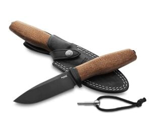 Lionsteel Acha Natural Burlap Black Blade Bıçak