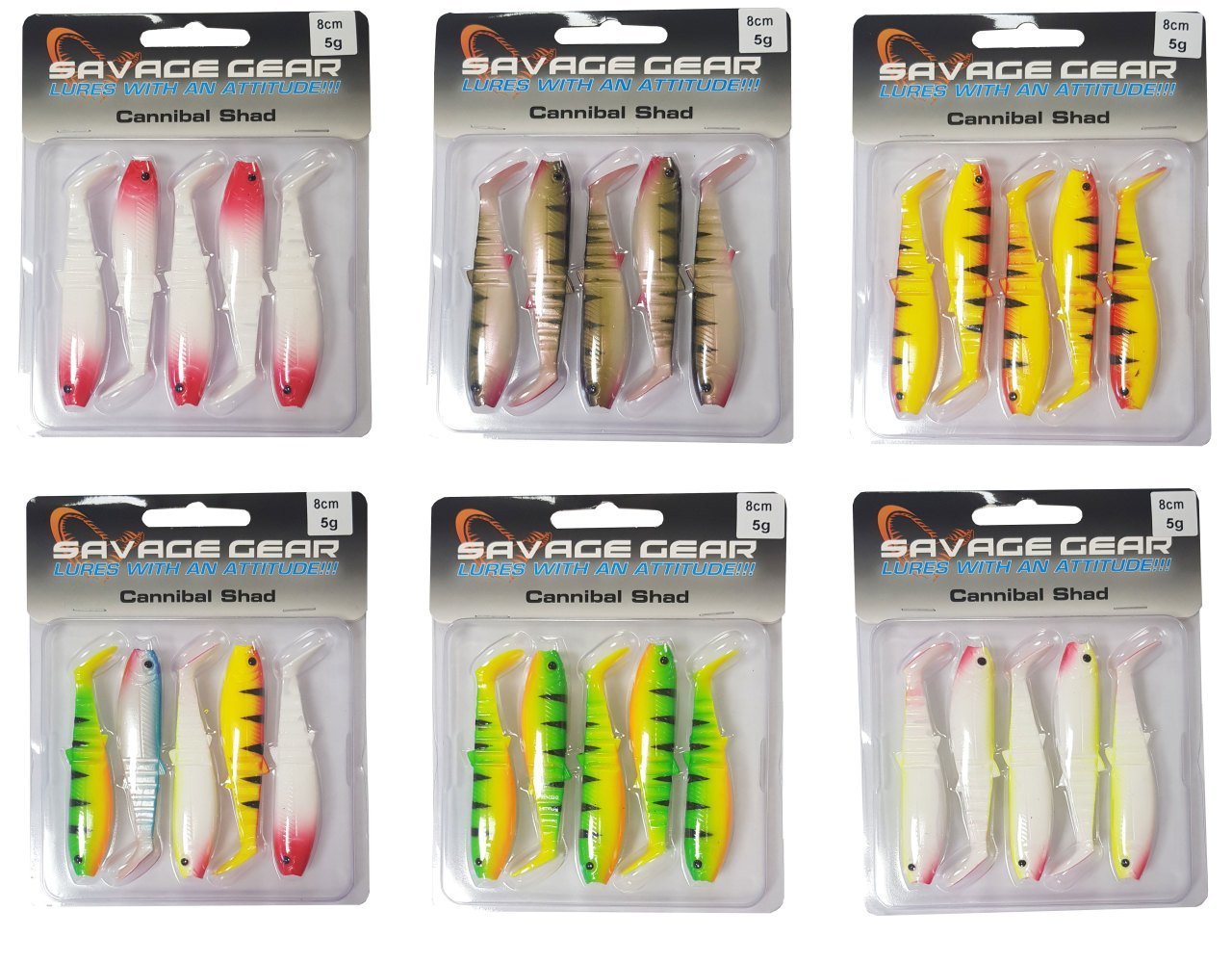 Savage gear Cannibal 8cm 5 Adet Suni Yem Golden Ambulance