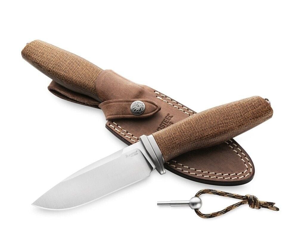 Lionsteel Acha Natural Burlap Mikarta Bıçak