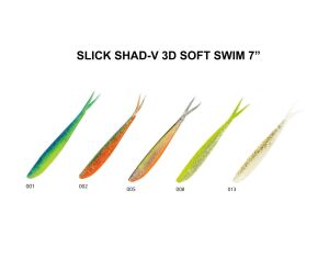 SLICK SHAD-V 3D SOFT SWIM 7 002