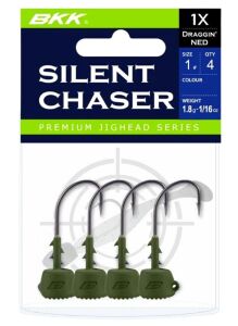 BKK Silent Chaser Draggin NED-Green Jighead 2/0 no 10.5 gr
