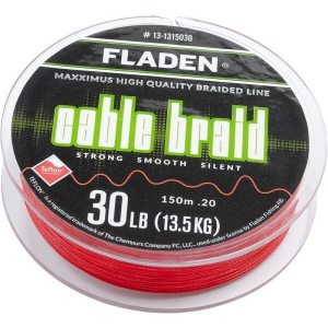 Fladen Maxximus Cable Braid 150M Kırmızı Misina 0.10 MM