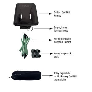 PLATAN ONES-HP KATLANIR KAMP SANDALYESİ