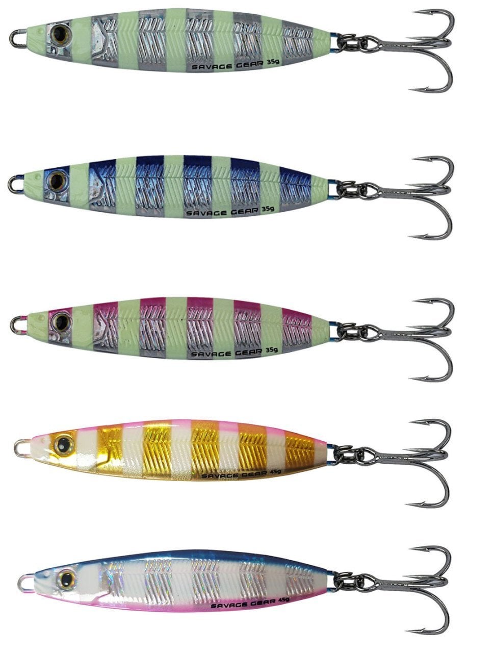 Savage gear Psycho Sprat 60g Suni Yem Gold Pink Zebra