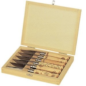OPINEL INOX ŞİMŞİR NO:8 6'LI ÇAKI SETİ 
