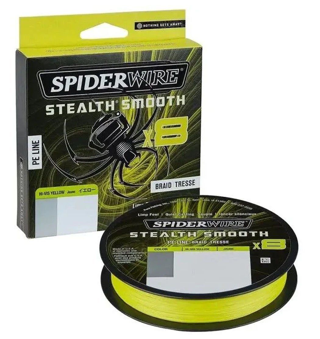 SpiderWire Stealth Smooth x8 Pe Braid 300m Hi-Vis Yellow Örgü İp 0.14mm