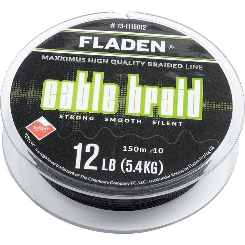 Fladen Maxximus Cable Braid 150M Siyah Misina 0.20 MM