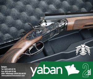 HUĞLU HRZ HOROZLU MENEVİŞLİ ÇİFTE AV TÜFEĞİ / 2.EL