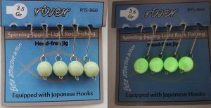 River Jig Kafa Hareketli İğneli Glow 3 GR