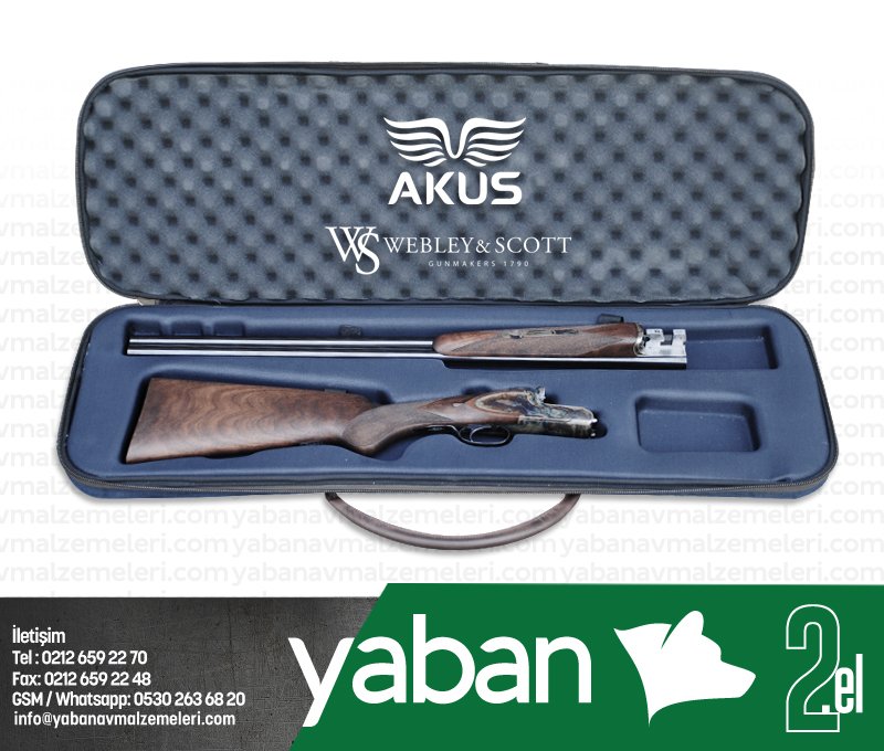 AKUS WEBLEY & SCOTT ESTATE LUX ÇİFTE AV TÜFEĞİ / 2.EL