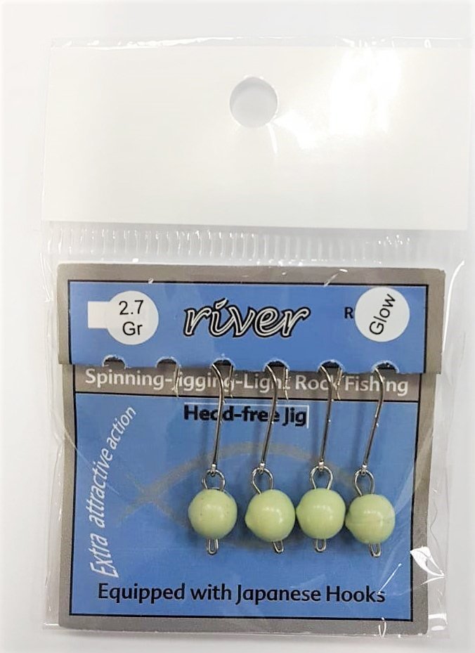 River Jig Kafa Hareketli İğneli Glow 3.5 GR