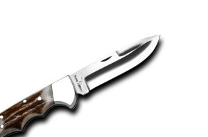 Bora 209 BP Ergonomik İnce Yuvarlak Uçlu Boynuz Saplı Çakı