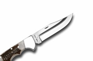 Bora 211 BP Ergonomik Sivri Uçlu Boynuz Saplı Çakı