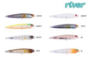 River Seabass Bullet 95  9.5cm 11g Popper 91
