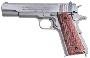 CYBERGUN SWISS ARMS 1911 SILVER BLOWBACK HAVALI TABANCA