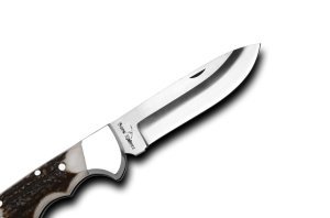 Bora 210 BPS Ergonomik Yuvarlak Uçlu Boynuz Saplı Çakı Survival Kit