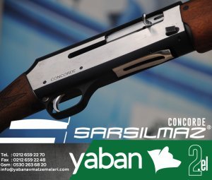 SARSILMAZ CONCORDE YARI OTOMATİK AV TÜFEĞİ / 2.EL