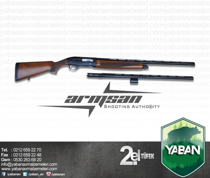 ARMSAN A612 YARI OTOMATİK AV TÜFEĞİ / ÇİFT NAMLU