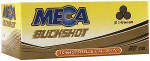 MECA BUCKSHOT 11/0 9 PELLETS - 20 CAL.