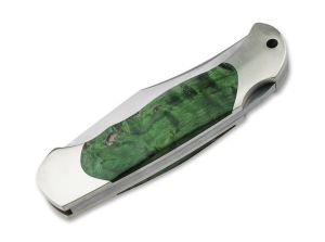 Böker Junior Scout Curly Birch Green Çakı