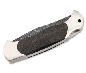 Böker Manufaktur Scout Bog Oak Damask Çakı