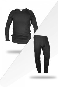 Termoteks Termal Siyah İçlik Takım XL