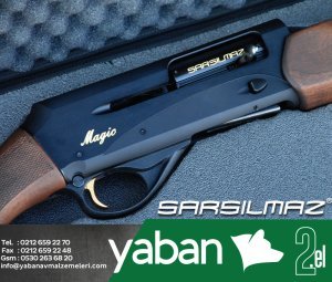 SARSILMAZ MAGIC SİYAH YARI OTOMATİK AV TÜFEĞİ / 2.EL