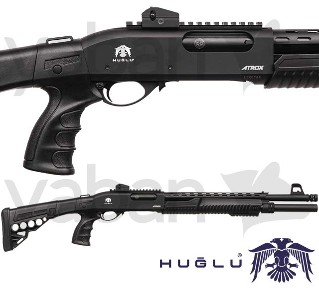 HUĞLU ATROX TAKTİK PLUS PISTOL GRIP POMPALI AV TÜFEĞİ