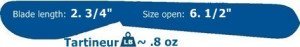 OPINEL INOX RENKLİ TEREYAĞ BICAĞI