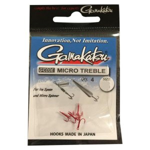 GAMAKATSU Micro Treble #18 Kırmızı Üçlü İğne
