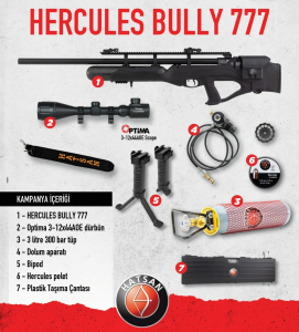 HATSAN HERCULES BULLY 777 QE SUPER COMBO PCP HAVALI TÜFEK