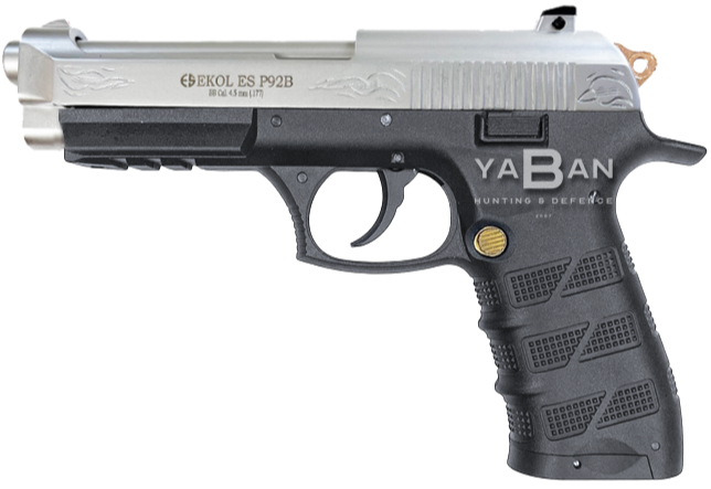 EKOL ES P92B BEYAZ İŞLEMELİ BLOWBACK HAVALI TABANCA