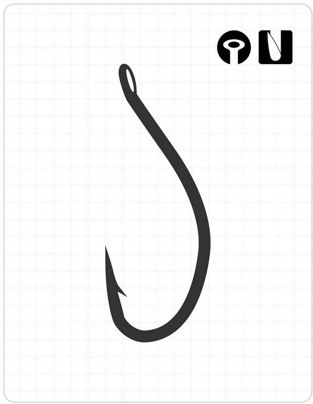 Fudo 2401 Carp Black Nikel Sazan İğnesi 2