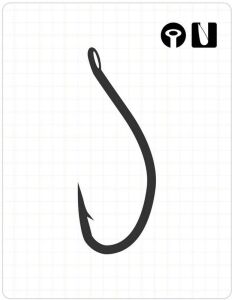 Fudo 2401 Carp Black Nikel Sazan İğnesi 2