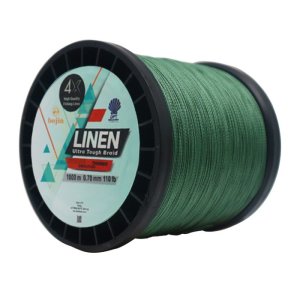 DFT Bojin 4X Linen İp Misina 0.70 mm  1000m  Yeşil