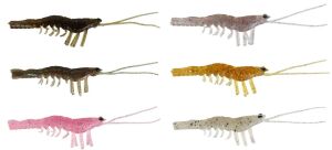 Savage gear LB Manic Shrimp 10 cm 4 Adet Sahte Balık Dark Olive
