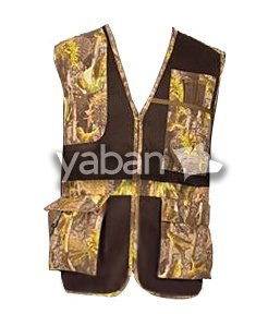 WO-MO GABARDIN GÜNDOĞDU DESEN FİLELİ YELEK