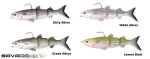 Savage gear 3D TPE Mullet 130 Wake 29 gr SS Suni Yem White Silver