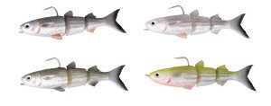 Savage gear 3D TPE Mullet 130 Wake 29 gr SS Suni Yem White Silver