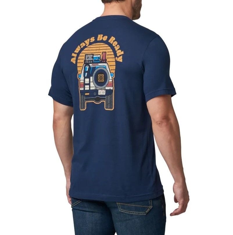 5.11 OVERLANDER SUNSET PACIFIC NAVY T-SHIRT