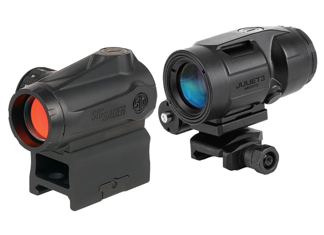 SIG SAUER ROMEO-MSR GEN2 RED DOT & JULIET3-MICRO MAGNIFIER (COMBO)
