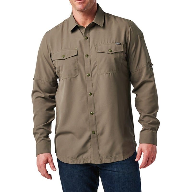 5.11 MARKSMAN LONG SLEEVE SAGE GREEN GÖMLEK