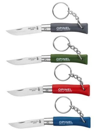OPINEL INOX NO:4 RENKLİ ANAHTARLIKLI 12'Lİ ÇAKI SETİ