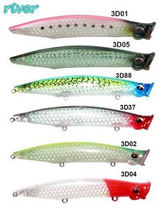River Pop'n Catch 3D 125 12.5cm 19g Popper 37
