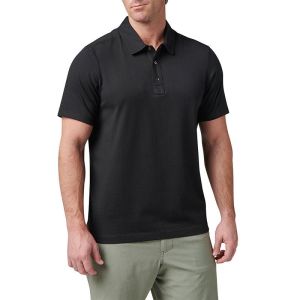 5.11 ARCHER CREST POLO BLACK T-SHIRT